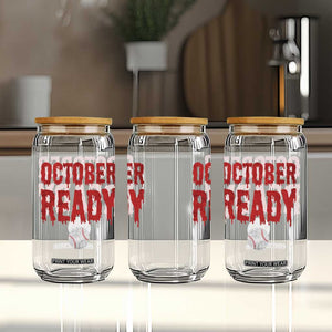 October Ready Glass Can Philadelphia Playoff Baseball Gift Halloween Costume TS10 Print Your Wear