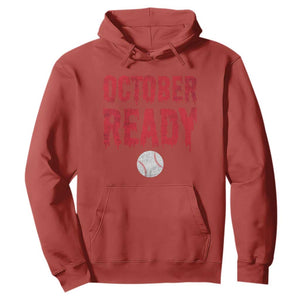 October Ready Hoodie Philadelphia Playoff Baseball Gift Halloween Costume TS10 Red Print Your Wear