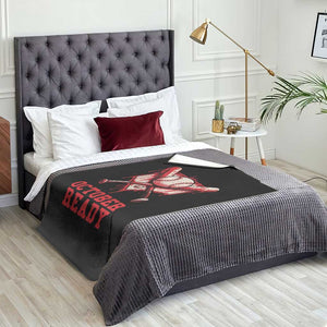 October Ready Throw Blanket Philadelphia Playoff Baseball Drip Graffiti TS10 Print Your Wear