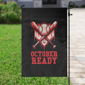 October Ready Garden Flag Philadelphia Playoff Baseball Drip Graffiti TS10 Print Your Wear