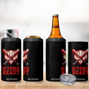 October Ready 4 in 1 Can Cooler Tumbler Philadelphia Playoff Baseball Drip Graffiti TS10 Print Your Wear