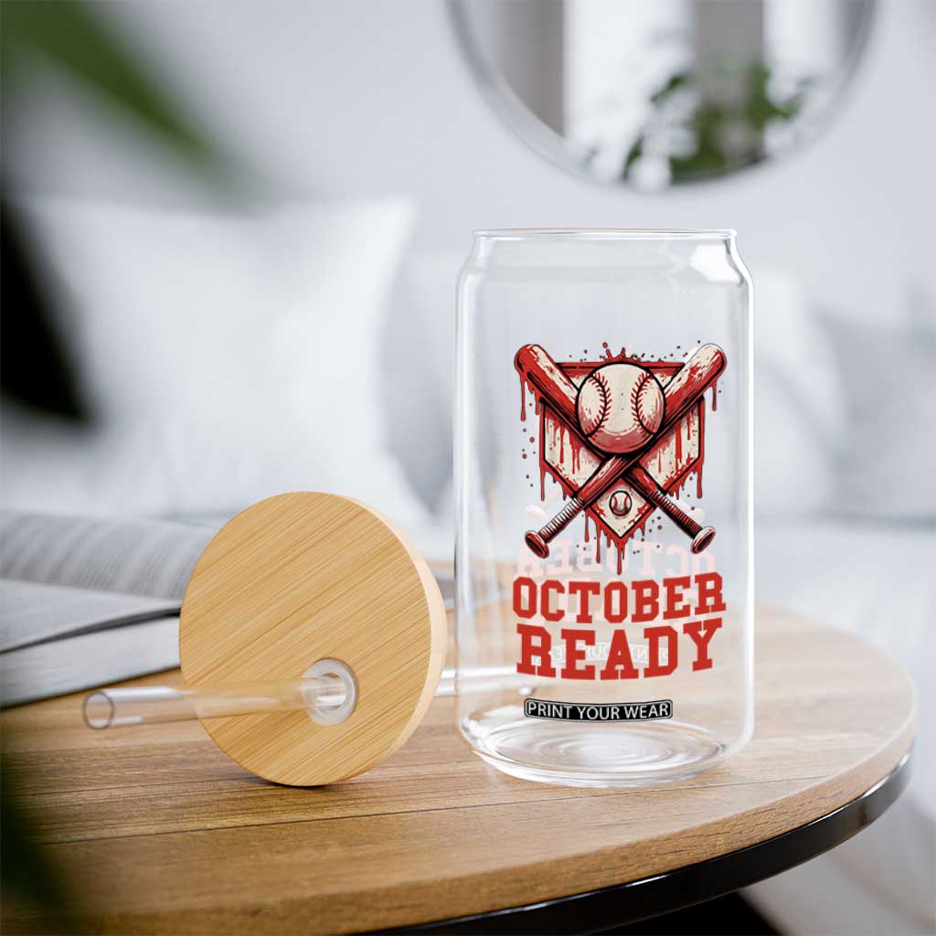 October Ready Glass Can Philadelphia Playoff Baseball Drip Graffiti TS10 Print Your Wear