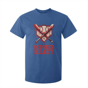 October Ready T Shirt For Kid Philadelphia Playoff Baseball Drip Graffiti TS10 Royal Blue Print Your Wear