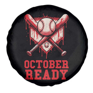 October Ready Spare Tire Cover Philadelphia Playoff Baseball Drip Graffiti TS10 Print Your Wear