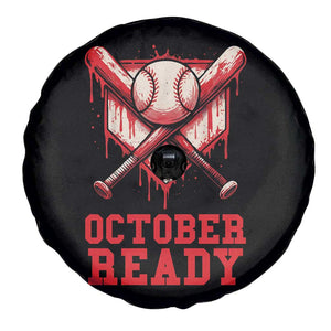 October Ready Spare Tire Cover Philadelphia Playoff Baseball Drip Graffiti TS10 Print Your Wear