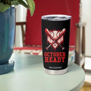 October Ready Tumbler Cup Philadelphia Playoff Baseball Drip Graffiti TS10 Print Your Wear