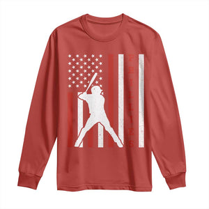 Phillies Baseball Long Sleeve Shirt Cool Distressed Philadelphia Red October US Flag TS10 Red Print Your Wear
