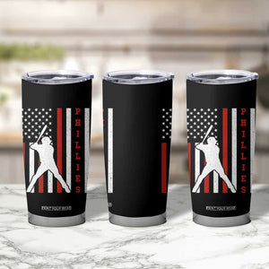 Phillies Baseball Tumbler Cup Cool Distressed Philadelphia Red October US Flag TS10 Print Your Wear