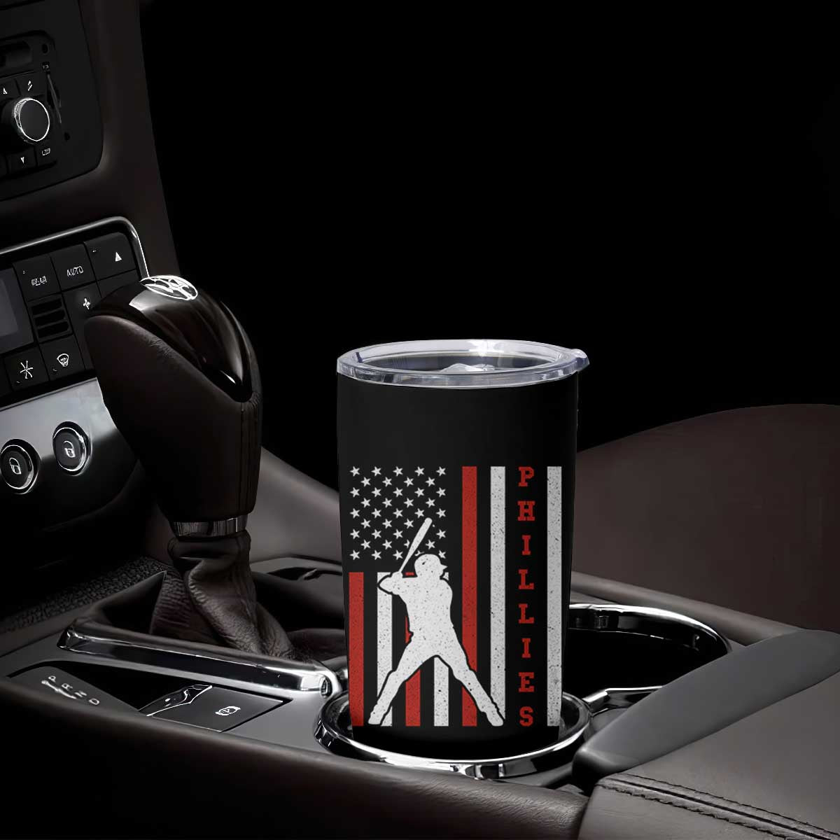 Philly Baseball Tumbler Cup Cool Distressed Philadelphia Red October US Flag TS10 Print Your Wear