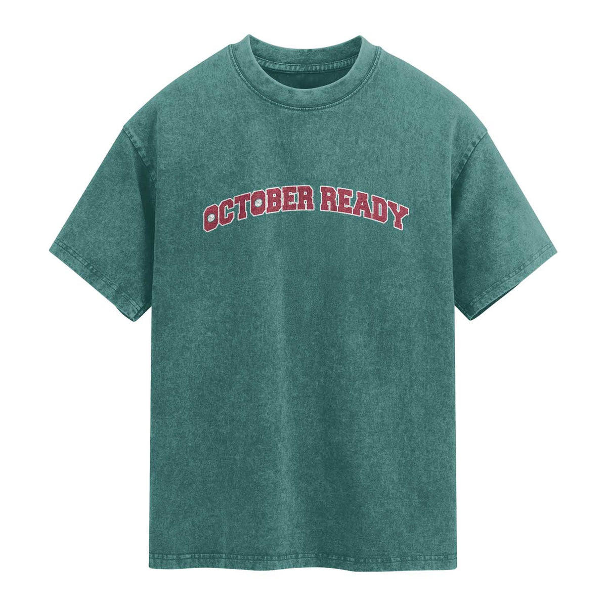 October Ready Washed Cotton T-Shirt Vintage Sports Philadelphia Playoff Baseball Fan