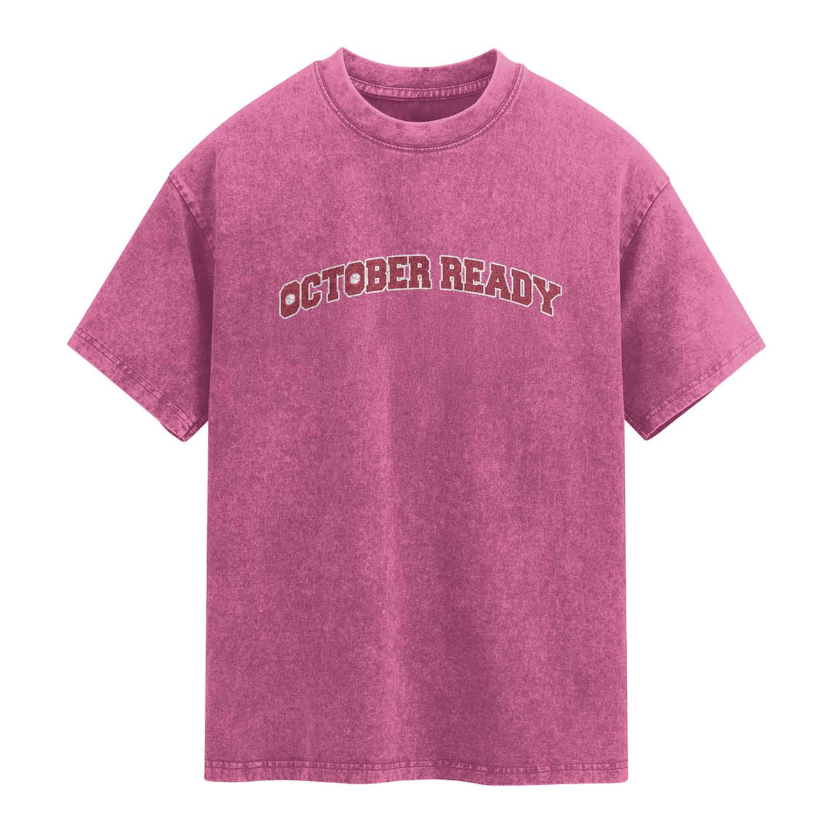 October Ready Washed Cotton T-Shirt Vintage Sports Philadelphia Playoff Baseball Fan