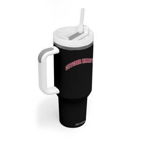 October Ready Tumbler With Handle Vintage Sports Philadelphia Playoff Baseball Fan TS10 Print Your Wear