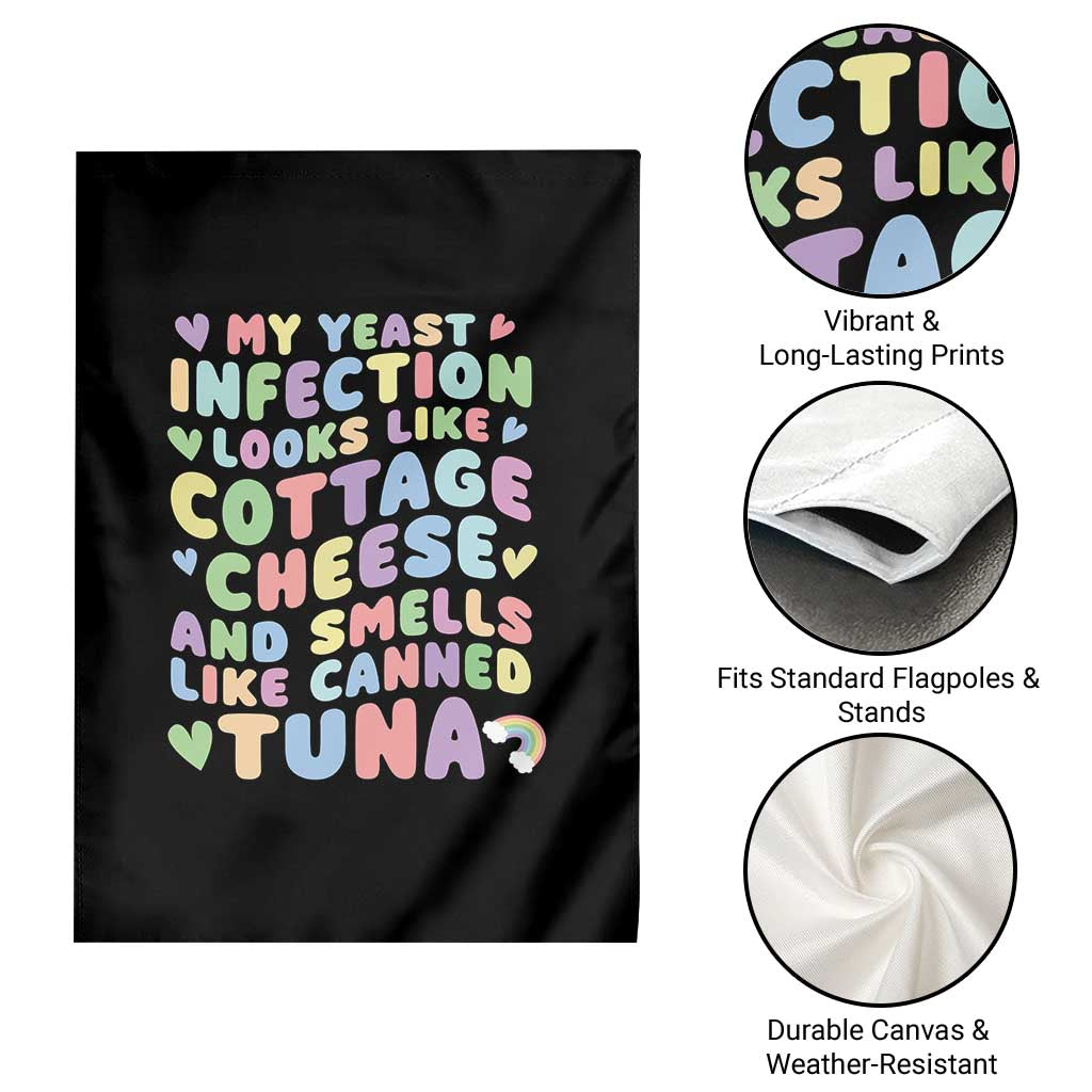 Inappropriate Adult Garden Flag Funny My Yeast Infection Roulette Game TS10 Print Your Wear