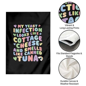 Inappropriate Adult Garden Flag Funny My Yeast Infection Roulette Game TS10 Print Your Wear