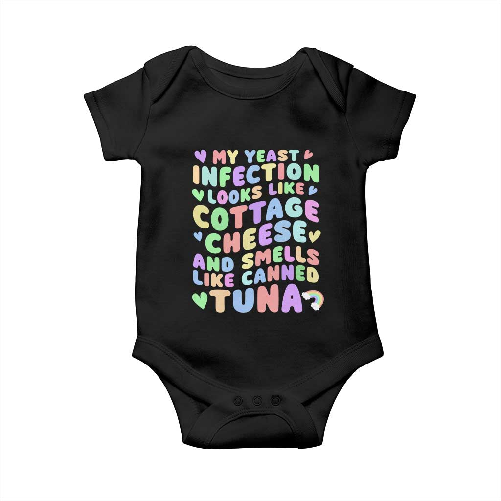 Inappropriate Adult Baby Onesie Funny My Yeast Infection Roulette Game TS10 Black Print Your Wear