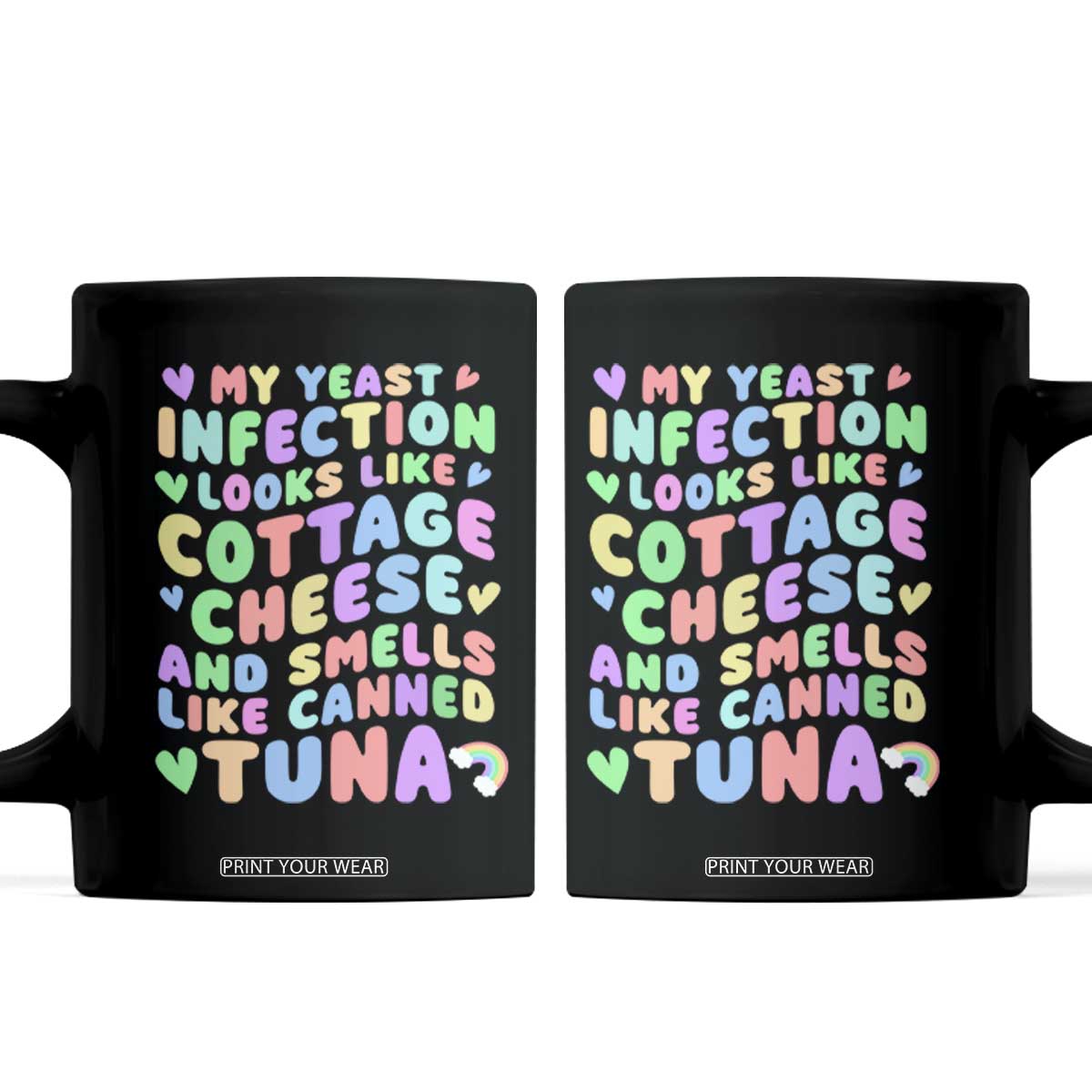 Inappropriate Adult Coffee Mug Funny My Yeast Infection Roulette Game TS10 Black Print Your Wear