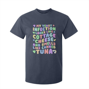 Inappropriate Adult T Shirt For Kid Funny My Yeast Infection Roulette Game TS10 Navy Print Your Wear
