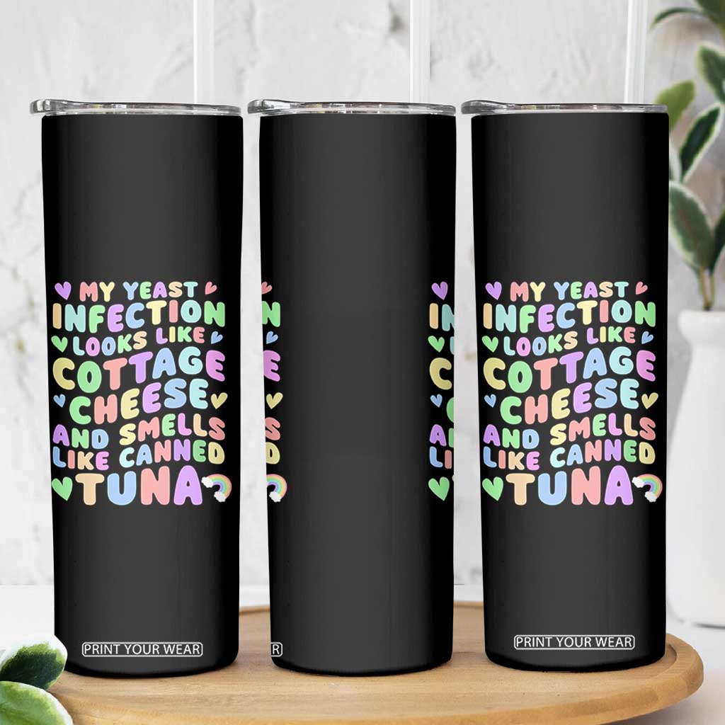 Inappropriate Adult Skinny Tumbler Funny My Yeast Infection Roulette Game TS10 Print Your Wear