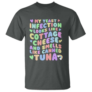 Inappropriate Adult T Shirt Funny My Yeast Infection Roulette Game TS10 Dark Heather Print Your Wear