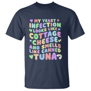 Inappropriate Adult T Shirt Funny My Yeast Infection Roulette Game TS10 Navy Print Your Wear