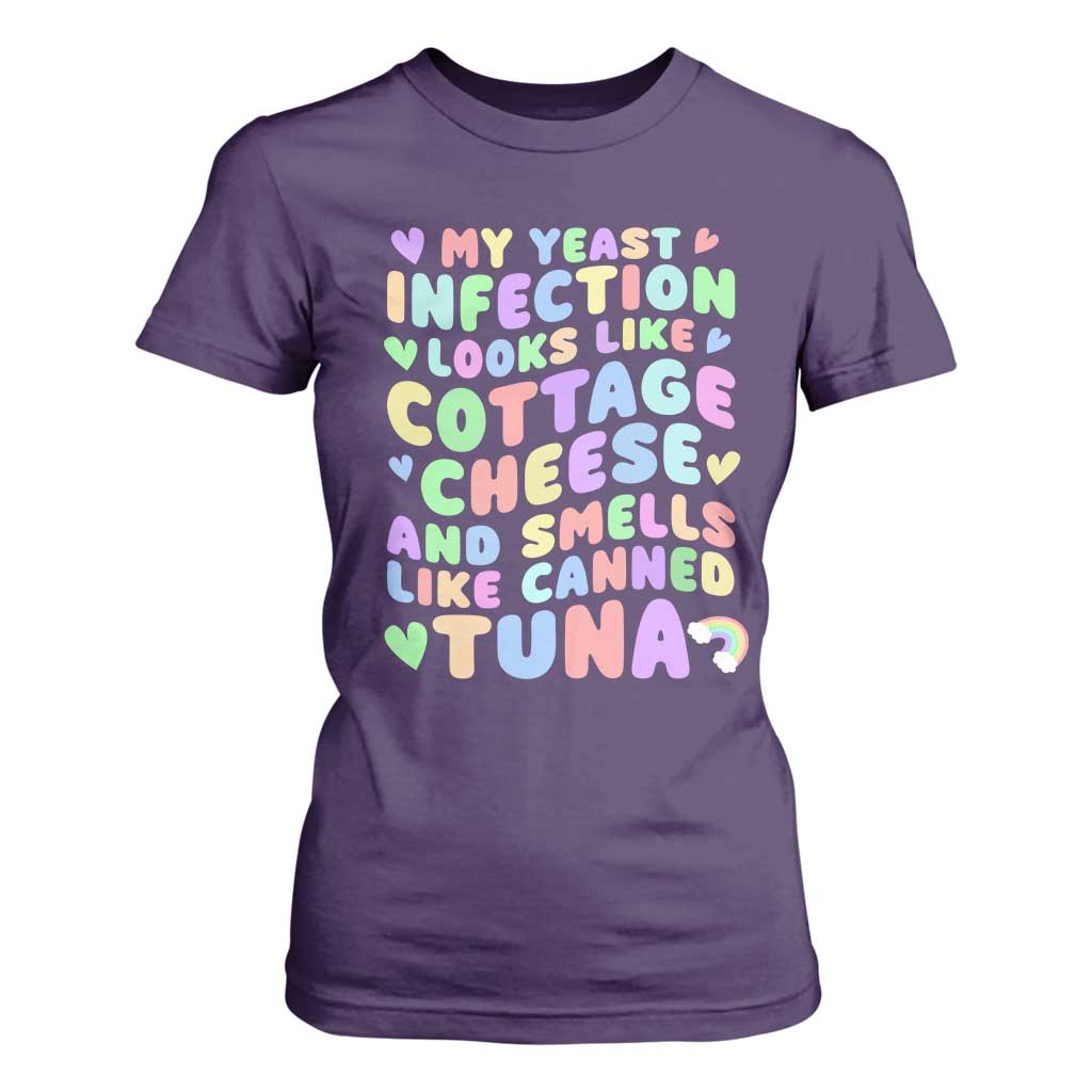 Inappropriate Adult T Shirt For Women Funny My Yeast Infection Roulette Game TS10 Purple Print Your Wear