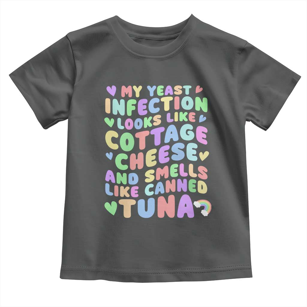 Inappropriate Adult Toddler T Shirt Funny My Yeast Infection Roulette Game TS10 Dark Heather Print Your Wear