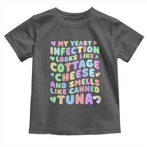 Inappropriate Adult Toddler T Shirt Funny My Yeast Infection Roulette Game TS10 Dark Heather Print Your Wear