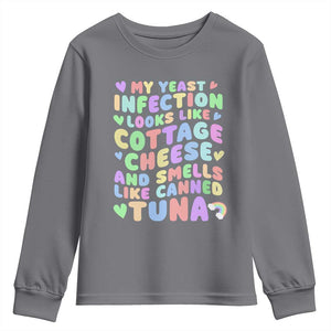 Inappropriate Adult Youth Sweatshirt Funny My Yeast Infection Roulette Game TS10 Charcoal Print Your Wear