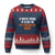 Funny Adult Humor Halloween Ugly Christmas Sweater If You Are Trying To Scare Me I Am Terrified Of Boobs TS10 Navy Red Print Your Wear