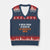 Funny Adult Humor Halloween V-Neck Knit Sweater Vest If You Are Trying To Scare Me I Am Terrified Of Boobs TS10 Navy Red Print Your Wear