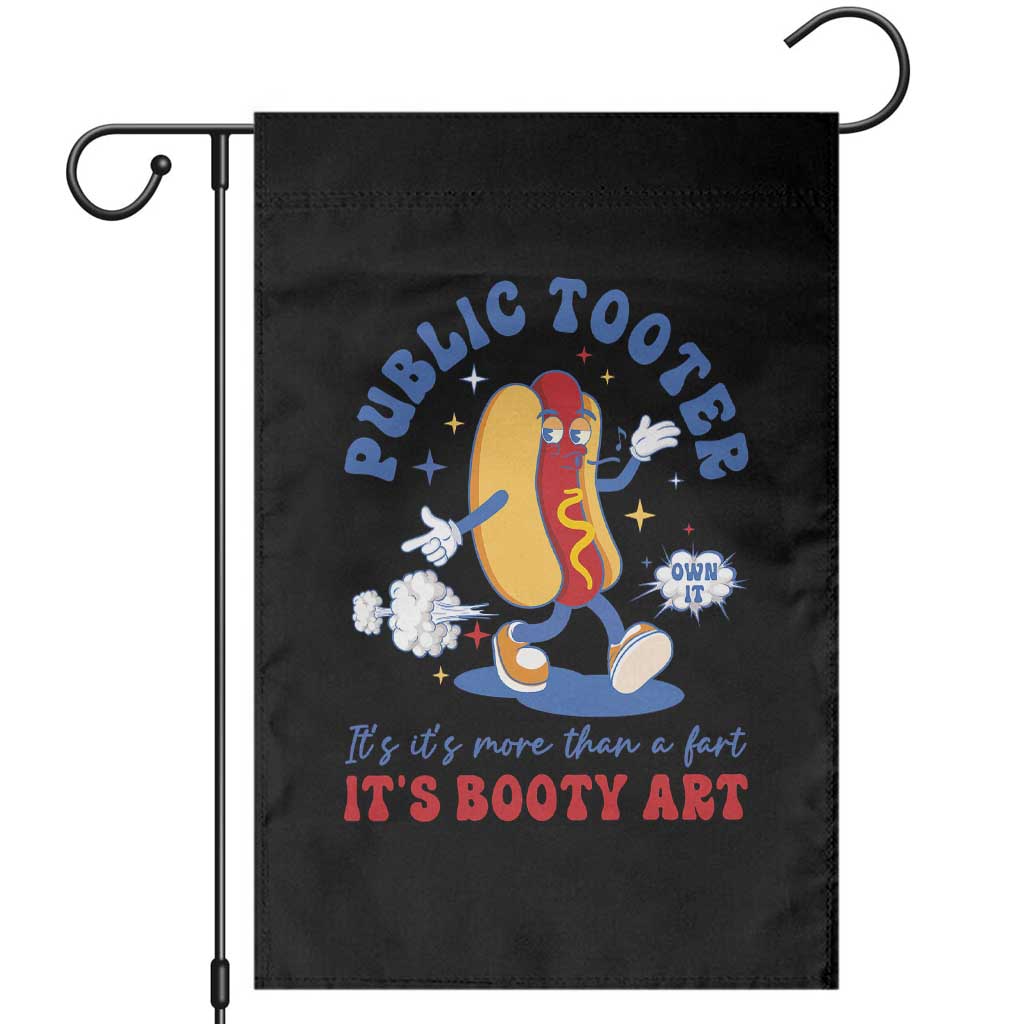 Funny Embarrassing Garden Flag Public Tooter It's More Than A Fart Inappropriate TS10 Black Print Your Wear