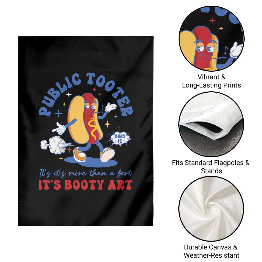 Funny Embarrassing Garden Flag Public Tooter It's More Than A Fart Inappropriate TS10 Print Your Wear