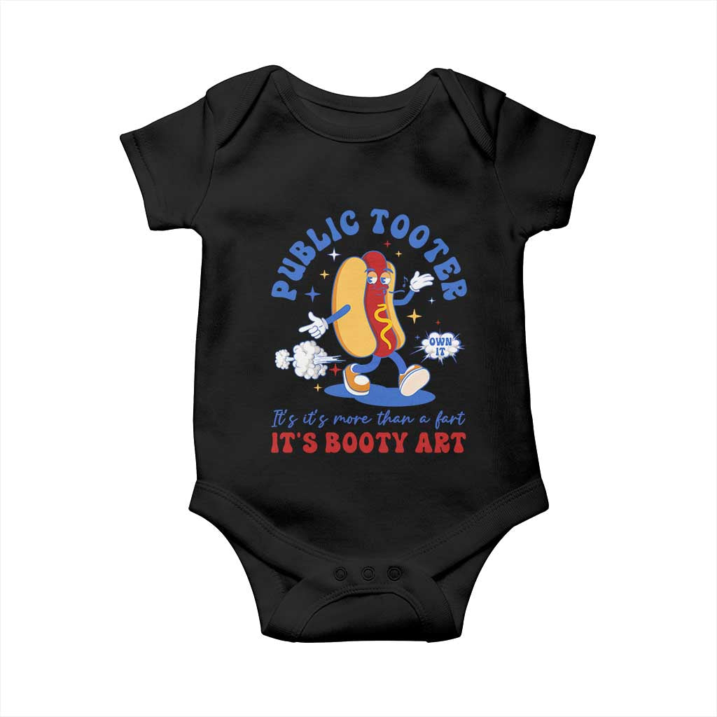 Funny Embarrassing Baby Onesie Public Tooter It's More Than A Fart Inappropriate TS10 Black Print Your Wear