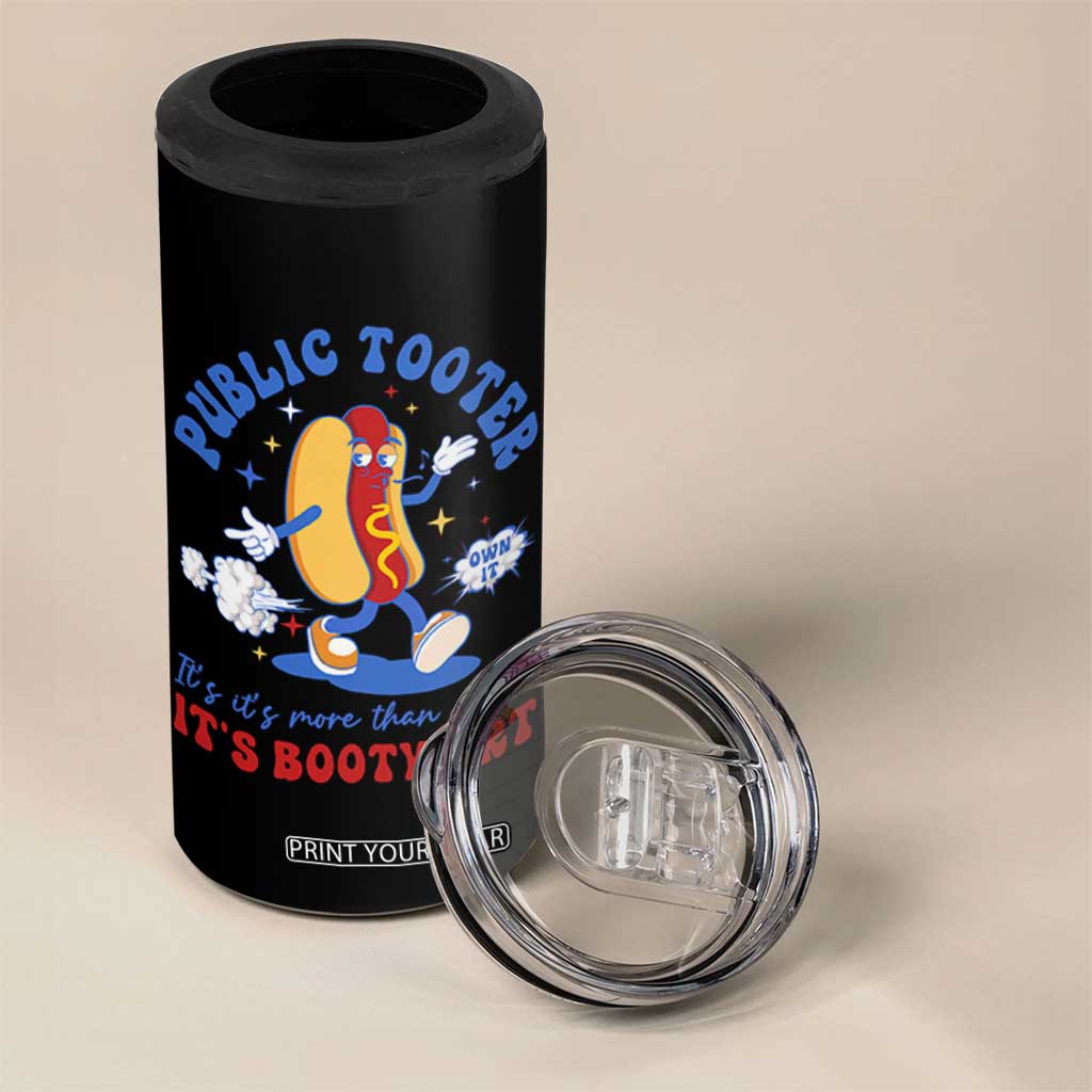 Funny Embarrassing 4 in 1 Can Cooler Tumbler Public Tooter It's More Than A Fart Inappropriate TS10 Print Your Wear