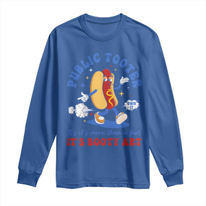 Funny Embarrassing Long Sleeve Shirt Public Tooter It's More Than A Fart Inappropriate TS10 Royal Blue Print Your Wear