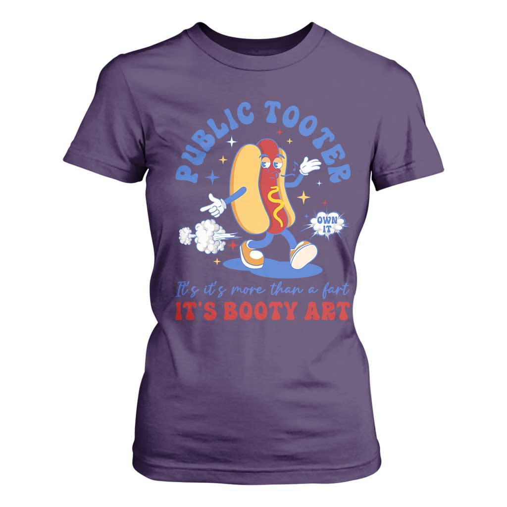 Funny Embarrassing T Shirt For Women Public Tooter It's More Than A Fart Inappropriate TS10 Purple Print Your Wear