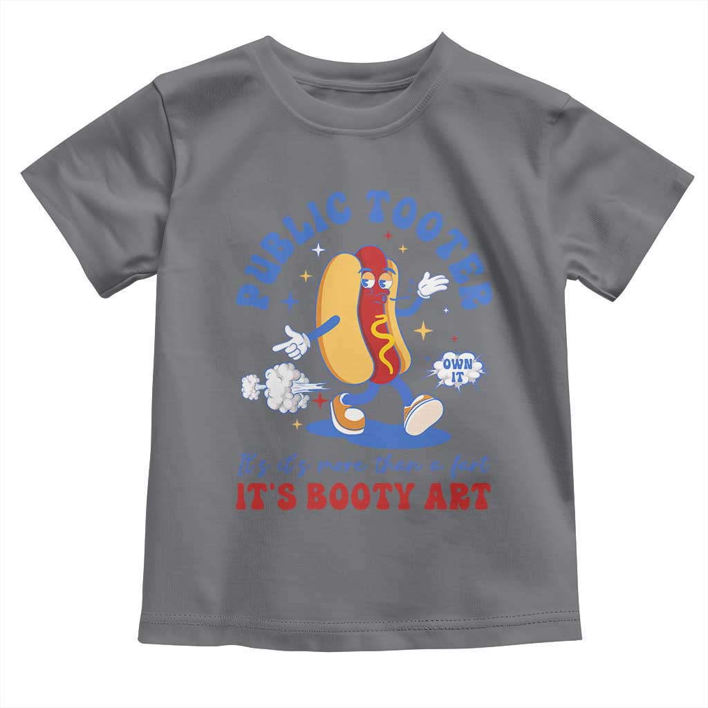 Funny Embarrassing Toddler T Shirt Public Tooter It's More Than A Fart Inappropriate TS10 Charcoal Print Your Wear