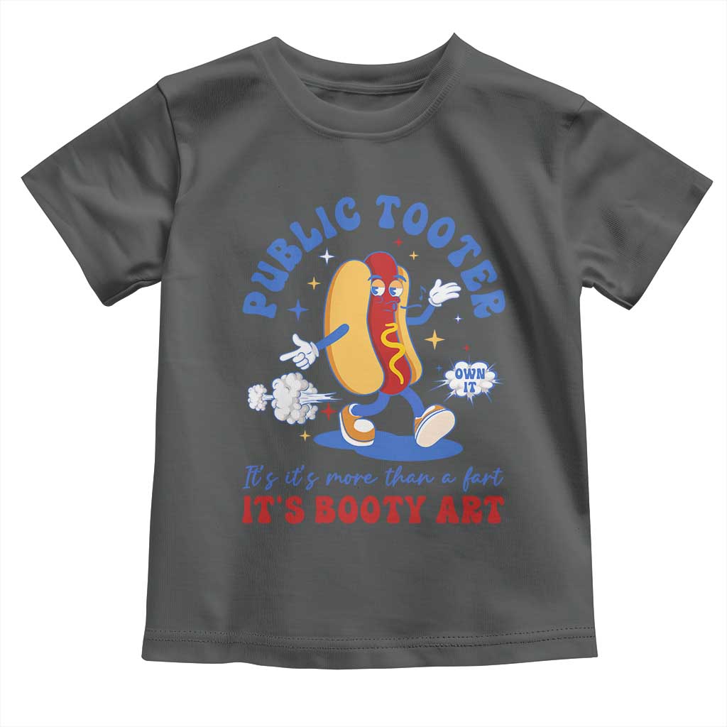 Funny Embarrassing Toddler T Shirt Public Tooter It's More Than A Fart Inappropriate TS10 Dark Heather Print Your Wear