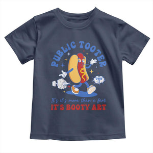 Funny Embarrassing Toddler T Shirt Public Tooter It's More Than A Fart Inappropriate TS10 Navy Print Your Wear