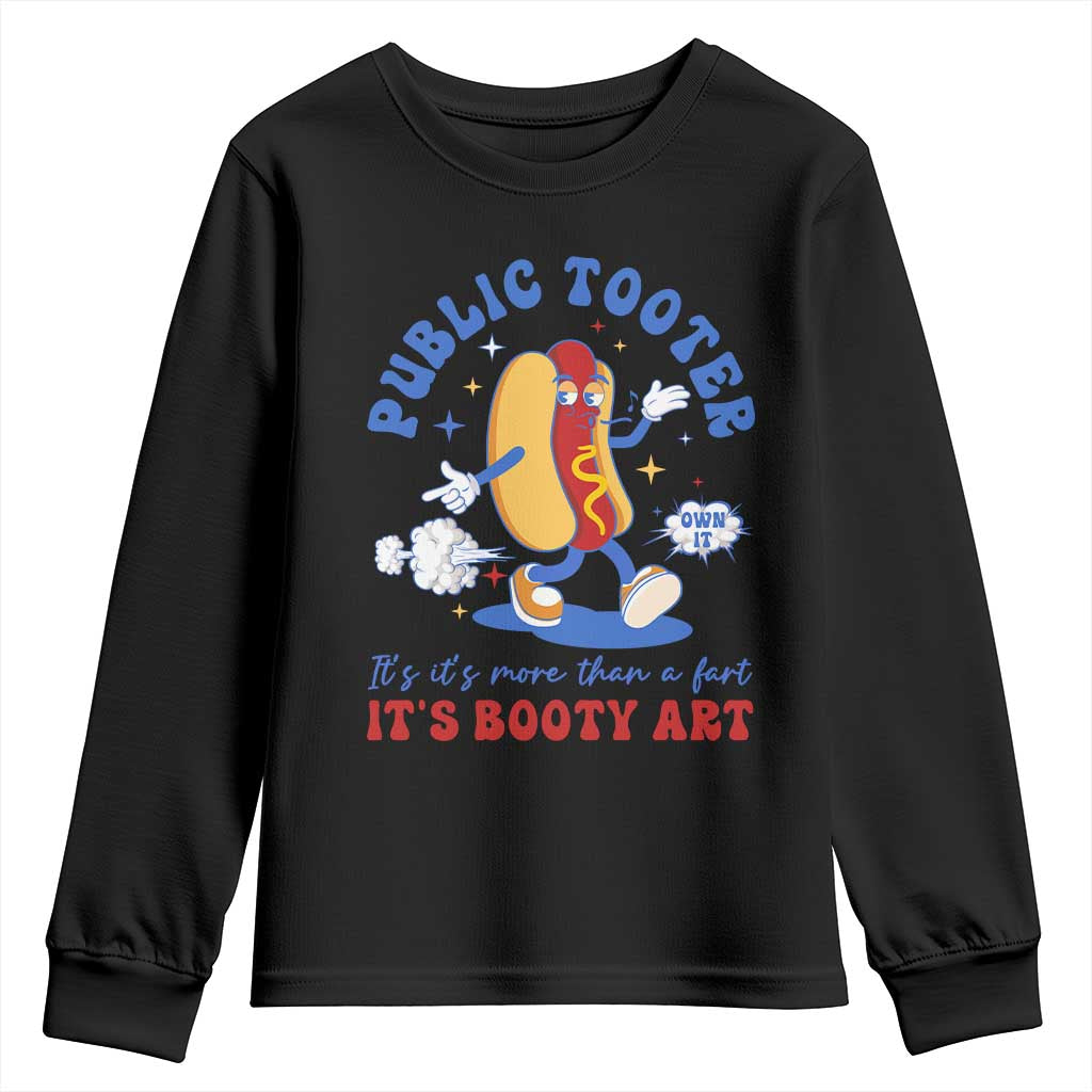 Funny Embarrassing Youth Sweatshirt Public Tooter It's More Than A Fart Inappropriate TS10 Black Print Your Wear