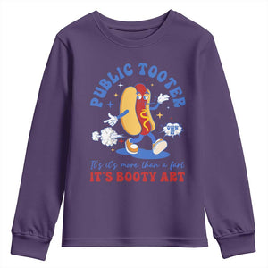 Funny Embarrassing Youth Sweatshirt Public Tooter It's More Than A Fart Inappropriate TS10 Purple Print Your Wear