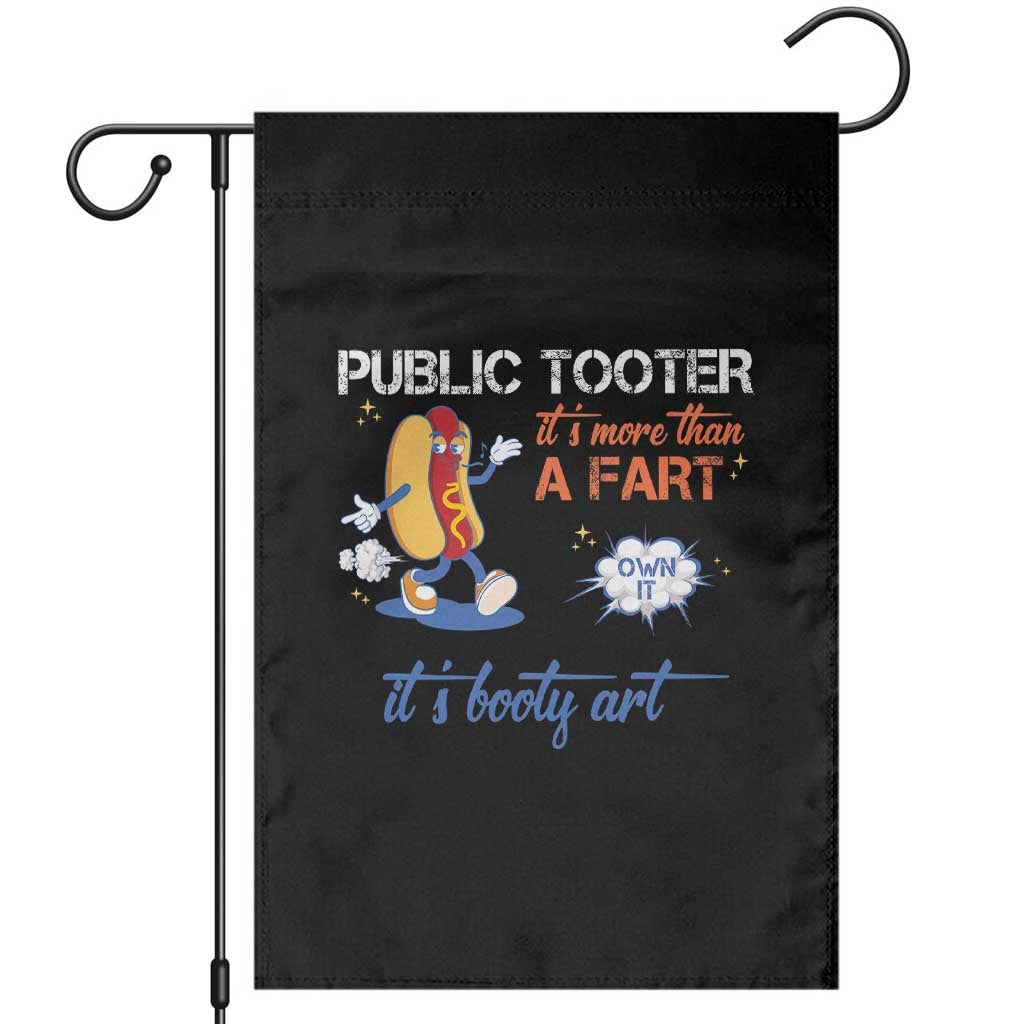 Public Tooter Garden Flag Its More Than A Fart Funny Inappropriate Embarrassing TS10 Black Print Your Wear