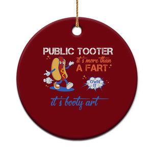 Public Tooter Ceramic Ornament Its More Than A Fart Funny Inappropriate Embarrassing TS10 1pc Red Print Your Wear