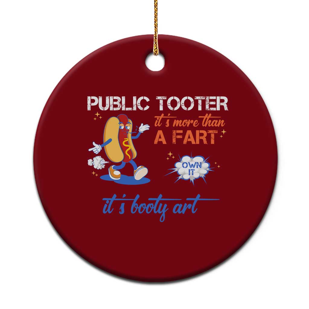 Public Tooter Ceramic Ornament Its More Than A Fart Funny Inappropriate Embarrassing TS10 1pc Red Print Your Wear