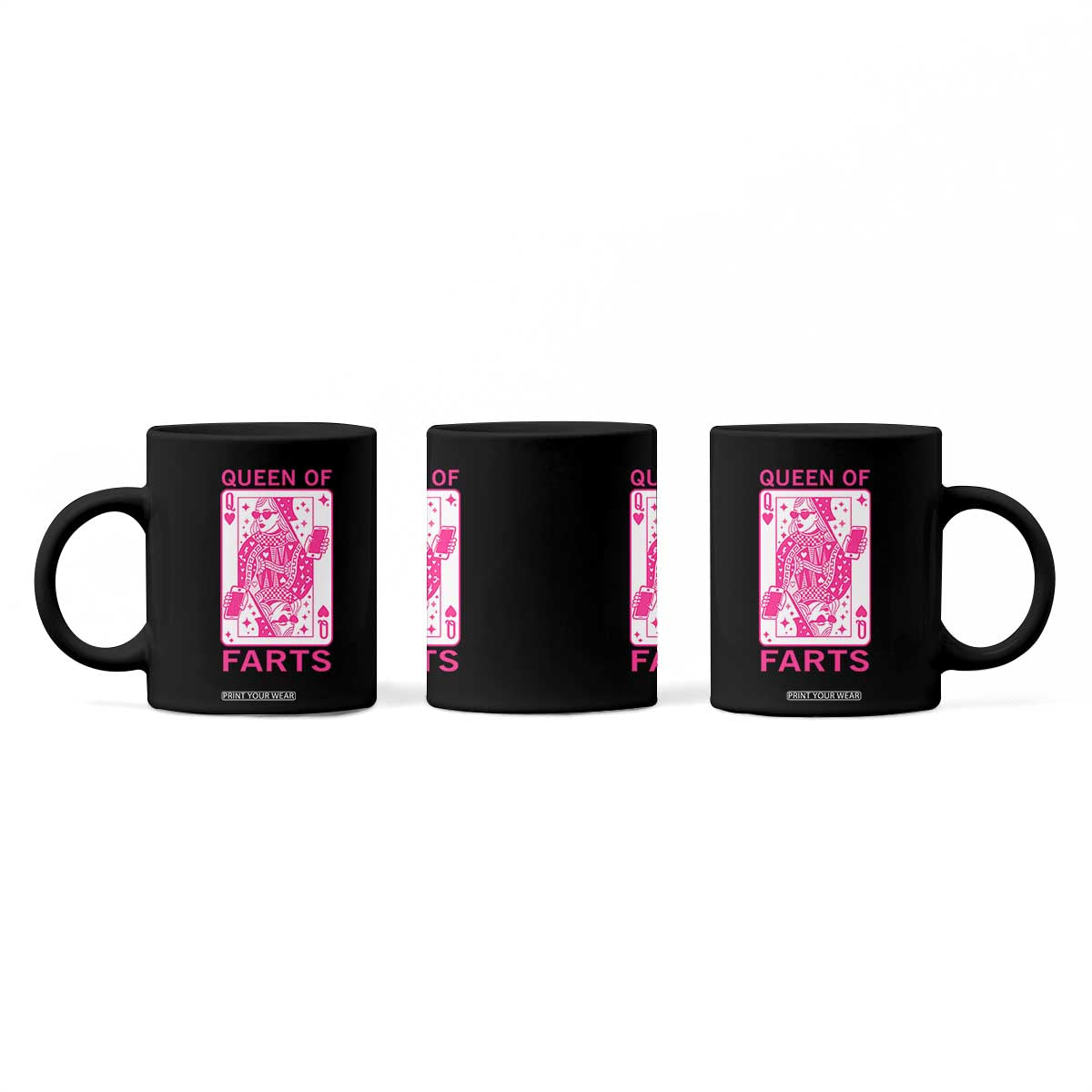 Queen of Farts Coffee Mug Funny Joke Inappropriate Fart Prank Gift TS10 Print Your Wear