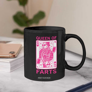 Queen of Farts Coffee Mug Funny Joke Inappropriate Fart Prank Gift TS10 Print Your Wear