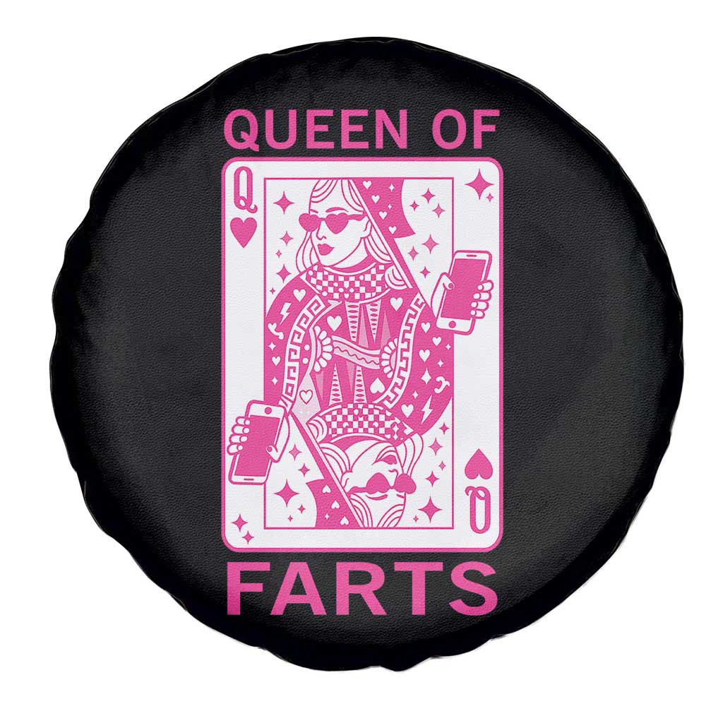 Queen of Farts Spare Tire Cover Funny Joke Inappropriate Fart Prank Gift TS10 Print Your Wear