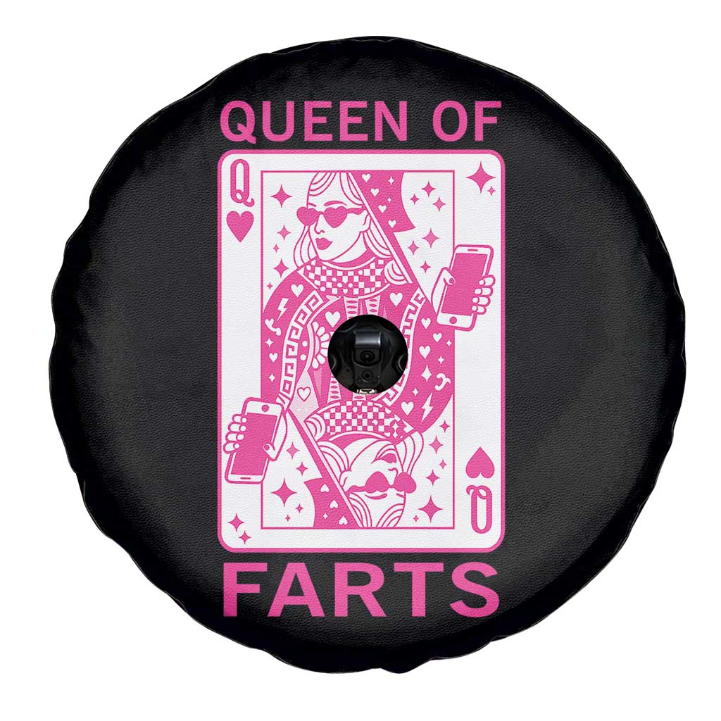 Queen of Farts Spare Tire Cover Funny Joke Inappropriate Fart Prank Gift TS10 Print Your Wear