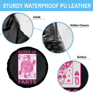 Queen of Farts Spare Tire Cover Funny Joke Inappropriate Fart Prank Gift TS10 Print Your Wear