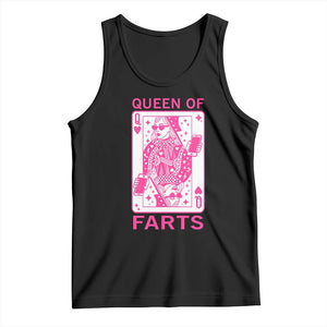 Queen of Farts Tank Top Funny Joke Inappropriate Fart Prank Gift TS10 Black Print Your Wear